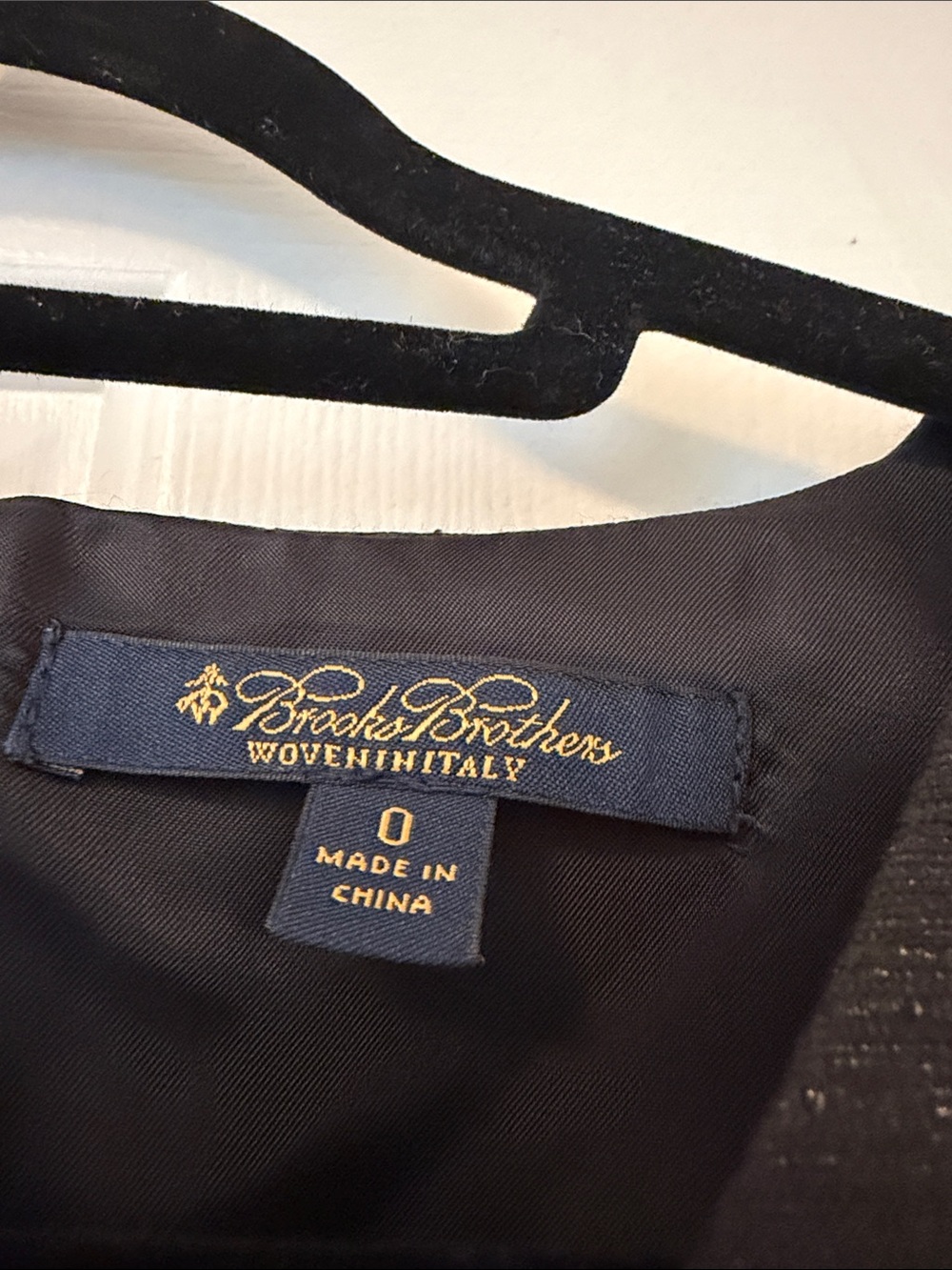 Brooks Brothers x Loro Piana Black Sheath Dress Sz US 0 / IT 36 - Picture 3 of 9